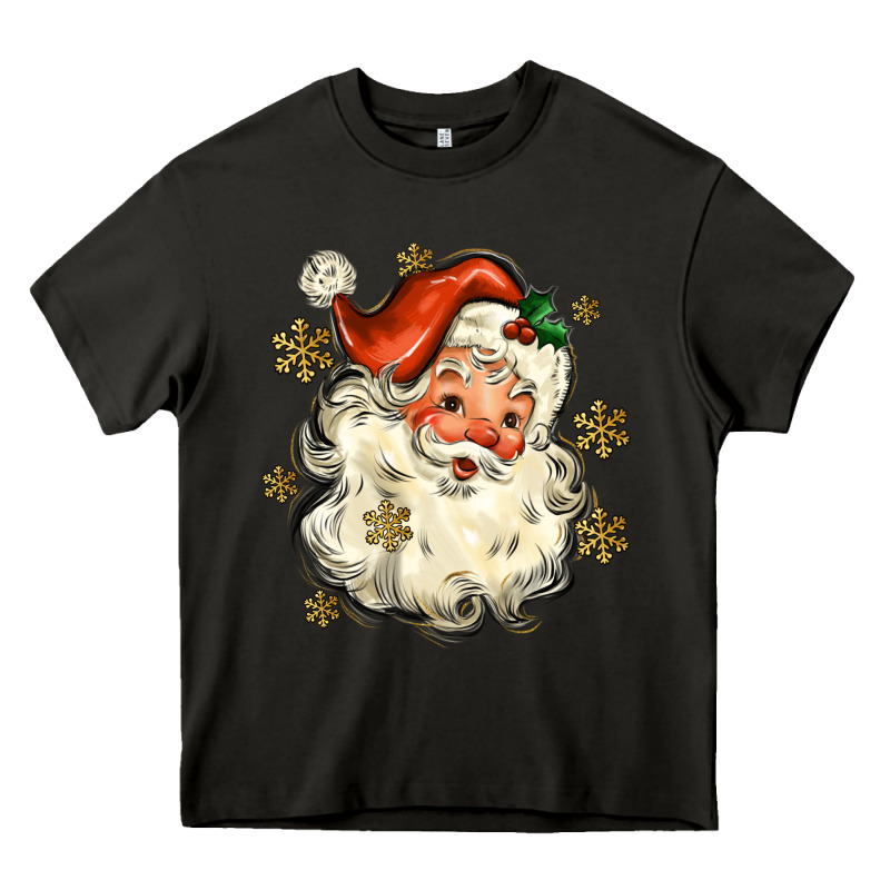 Christmas Santa Heavy Core Tee by MaliasSmallBusiness | Teevron