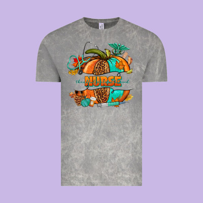 Pumpkin Nurse Vintage Tee Designed By Nancycooperartshop