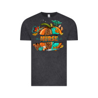 Vintage Black pumpkin nurse Vintage Tee - NancyCooperArtShop