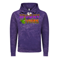 Cloud Purple Spooky vibes Vintage Hoodie - NancyCooperArtShop