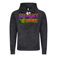Vintage Black Spooky vibes Vintage Hoodie - NancyCooperArtShop