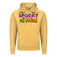 Vintage Mustard Spooky vibes Vintage Hoodie - NancyCooperArtShop