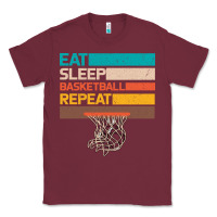 Eat Sleep Basketball Repeat Classic Tee | Teevron