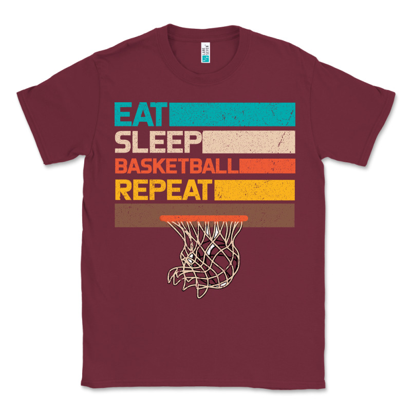 Eat Sleep Basketball Repeat Classic Tee by Bettercallsaul | Teevron