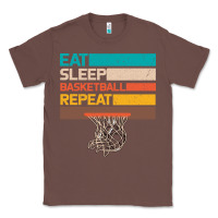 Chestnut Eat Sleep Basketball Repeat Classic Tee - Bettercallsaul