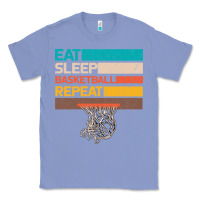 Colony Blue Eat Sleep Basketball Repeat Classic Tee - Bettercallsaul
