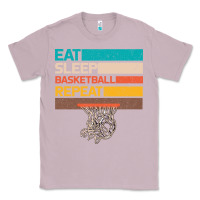 Lilac Eat Sleep Basketball Repeat Classic Tee - Bettercallsaul