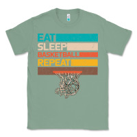 Sage Eat Sleep Basketball Repeat Classic Tee - Bettercallsaul