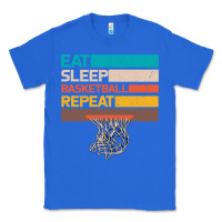 True Royal Eat Sleep Basketball Repeat Classic Tee - Bettercallsaul
