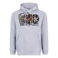 Heather Grey trust in the lord with all your heart Heavyweight Hoodie - SublimationCraftShop