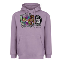 Lavender trust in the lord with all your heart Heavyweight Hoodie - SublimationCraftShop