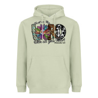 Matcha trust in the lord with all your heart Heavyweight Hoodie - SublimationCraftShop