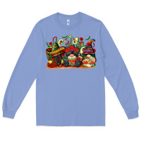 Colony Blue cinco de mayo gnomes Long Sleeve Tee - CowGirlArtShop