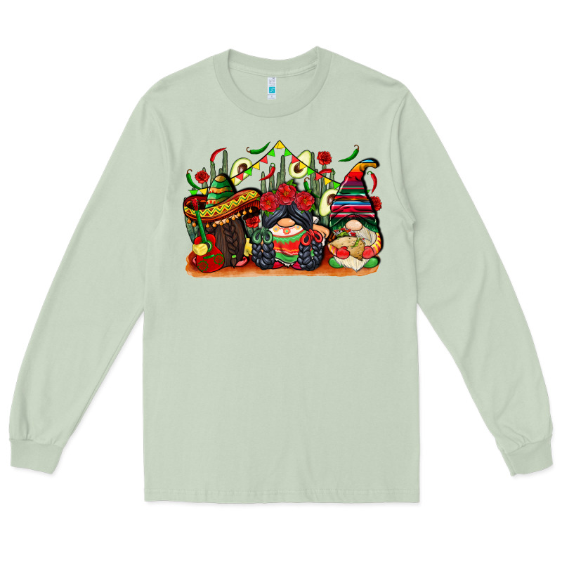 Cinco De Mayo Gnomes Long Sleeve Tee by CowGirlArtShop | Teevron