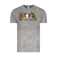 Cloud Rock Peace Love Mexicana Vintage Tee - RanaPortraitStore