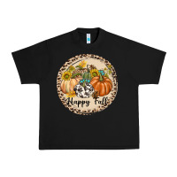 Black Happy Fall Urban Heavy Tee - texasbilliewilder