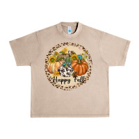 French Oak Happy Fall Urban Heavy Tee - texasbilliewilder