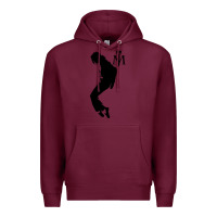 Burgundy mj, dance Premium Hoodie - tuanDangUi