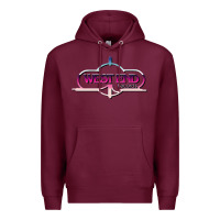 Burgundy west end records Premium Hoodie - tuanDangUi