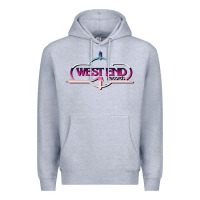 Heather Grey west end records Premium Hoodie - tuanDangUi