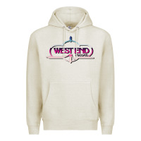 Oatmeal Heather west end records Premium Hoodie - tuanDangUi