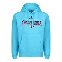 Ocean Blue west end records Premium Hoodie - tuanDangUi