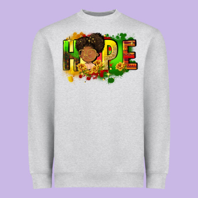 Hope Juneteenth Heavyweight Sweatshirt Designed By Fadigitalartstudio