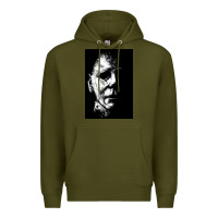 Army Green michael, myers, halloween Premium Hoodie - tuanDangUi