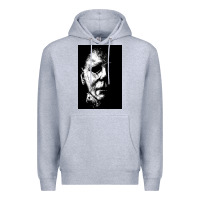 Heather Grey michael, myers, halloween Premium Hoodie - tuanDangUi