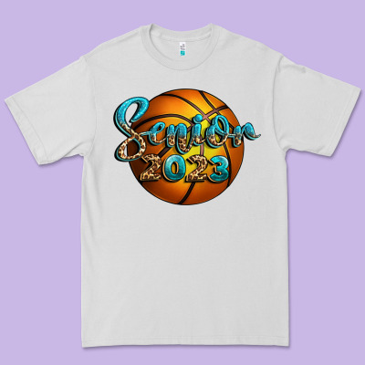 Basketball Senior 2023 Premium Tee Designed By Bundleandbundleshop