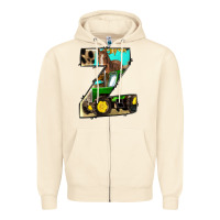 Sandshell farm life alphabet lowercase letters z Zipper Hoodie - BundleAndBundleShop