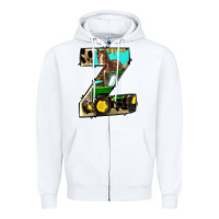 White farm life alphabet lowercase letters z Zipper Hoodie - BundleAndBundleShop
