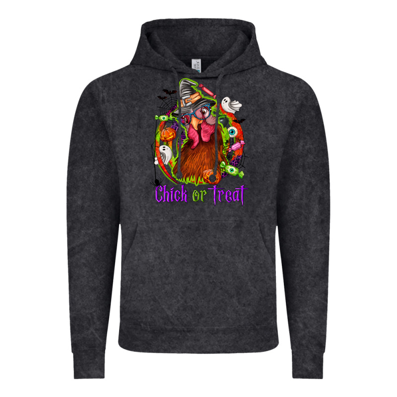 Chick Or Treat Halloween Vintage Hoodie by NancyCooperArtShop | Teevron