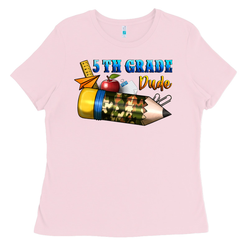 5 Th Grade Dude Ladies Tee by BundleAndBundleShop | Teevron