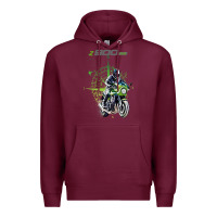 Burgundy kawa cafe racer z 9 rs 900 Premium Hoodie - tuanDangUi