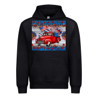 Black american truck 4th of july tumbler Urban Hoodie - BarkalooDesign