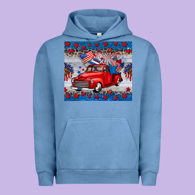 American Truck 4th Of July Tumbler Urban Hoodie Designed By Barkaloodesign