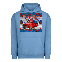 Pigment Pebble Blue american truck 4th of july tumbler Urban Hoodie - BarkalooDesign