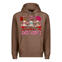 Chestnut Valentine's Day My Class Is Full Of Sweet Hearts Premium Hoodie - FaDigitalArtStudio