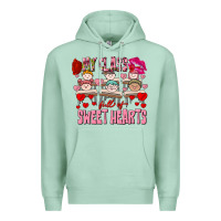 Seafoam Valentine's Day My Class Is Full Of Sweet Hearts Premium Hoodie - FaDigitalArtStudio