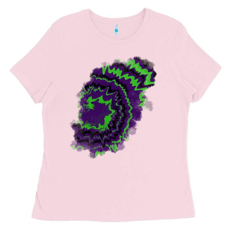 Tie Dye Patch Ladies Tee by RanaPortraitStore | Teevron