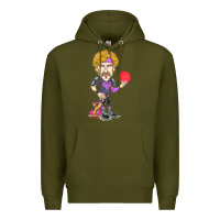 Army Green ben stiller   white goodman Premium Hoodie - tuanDangUi