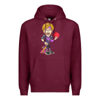 Burgundy ben stiller   white goodman Premium Hoodie - tuanDangUi