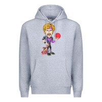 Heather Grey ben stiller   white goodman Premium Hoodie - tuanDangUi