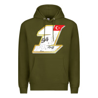 Army Green toprak razgatlioglu race number 1 2022 white Premium Hoodie - tuanDangUi