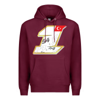 Burgundy toprak razgatlioglu race number 1 2022 white Premium Hoodie - tuanDangUi
