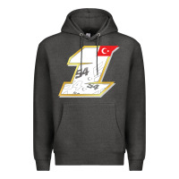 Charcoal Heather toprak razgatlioglu race number 1 2022 white Premium Hoodie - tuanDangUi