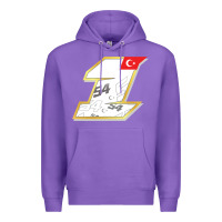 Purple toprak razgatlioglu race number 1 2022 white Premium Hoodie - tuanDangUi
