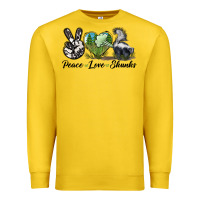 Lemon Peace Love Skunks Premium Sweatshirt - LillyAllenDesigns