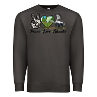 Smoke Peace Love Skunks Premium Sweatshirt - LillyAllenDesigns